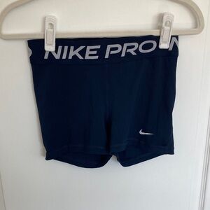 Nike Pro Women's Navy Compression Shorts
